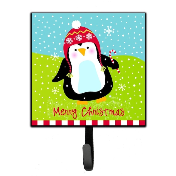 Carolines Treasures Merry Christmas Happy Penguin Leash or Key Holder VHA3015SH4 - main